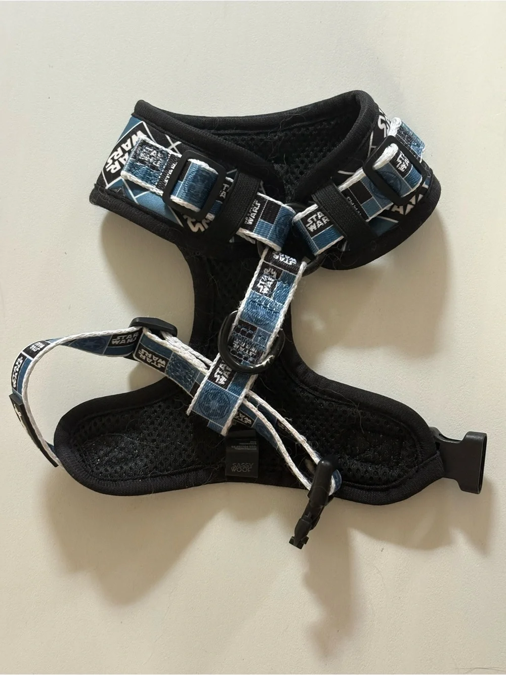 Star Wars Blue Graphic Dog Harness - Sassy Woof